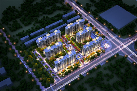 百合花园3室2厅1卫124㎡带车库